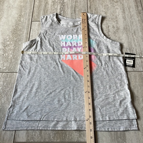 Athletic Works Sleeveless Gray Tank Top XLJ (14-16) - Picture 2 of 5